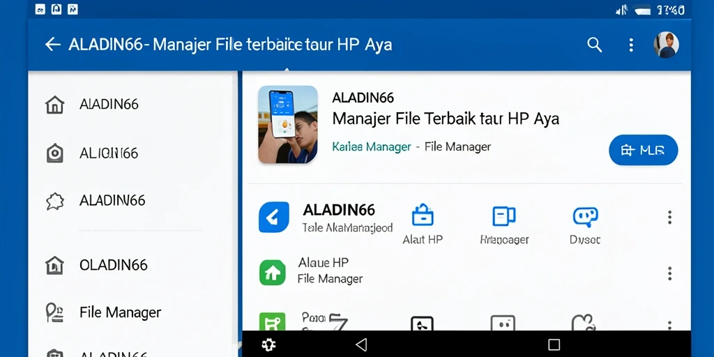 Tampilan antarmuka <strong>ALADIN66</strong> yang sederhana dan fungsional untuk pengelolaan file.