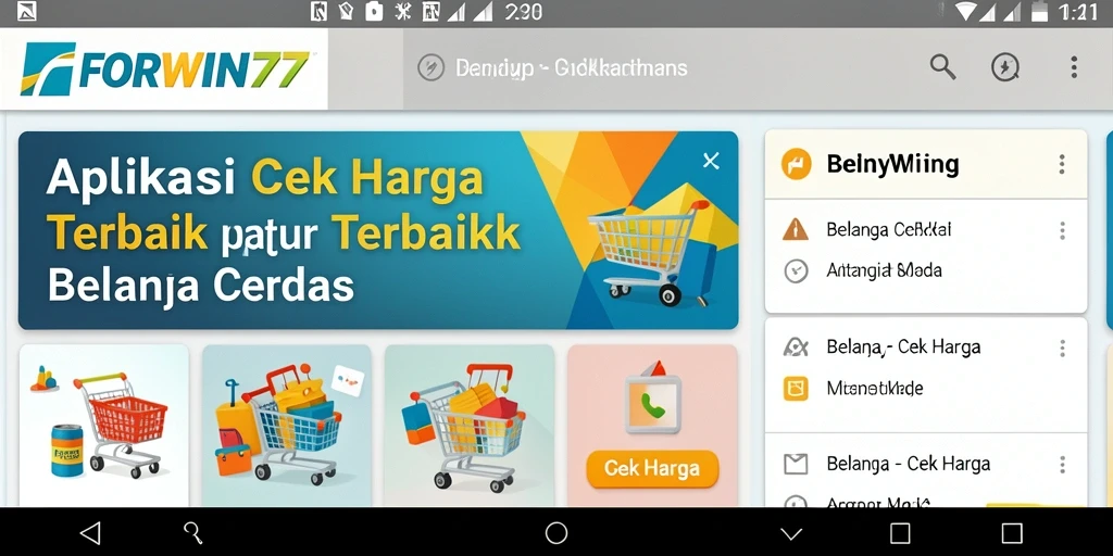 Antarmuka FORWIN77 yang memudahkan pengguna dalam mencari harga.