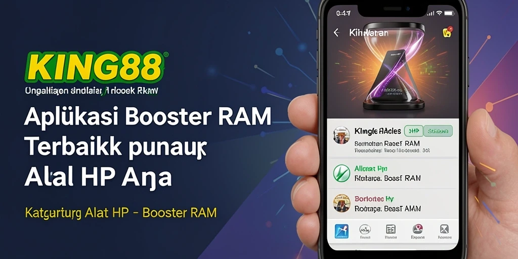 Tampilan antarmuka KING88 untuk optimasi RAM yang efektif.